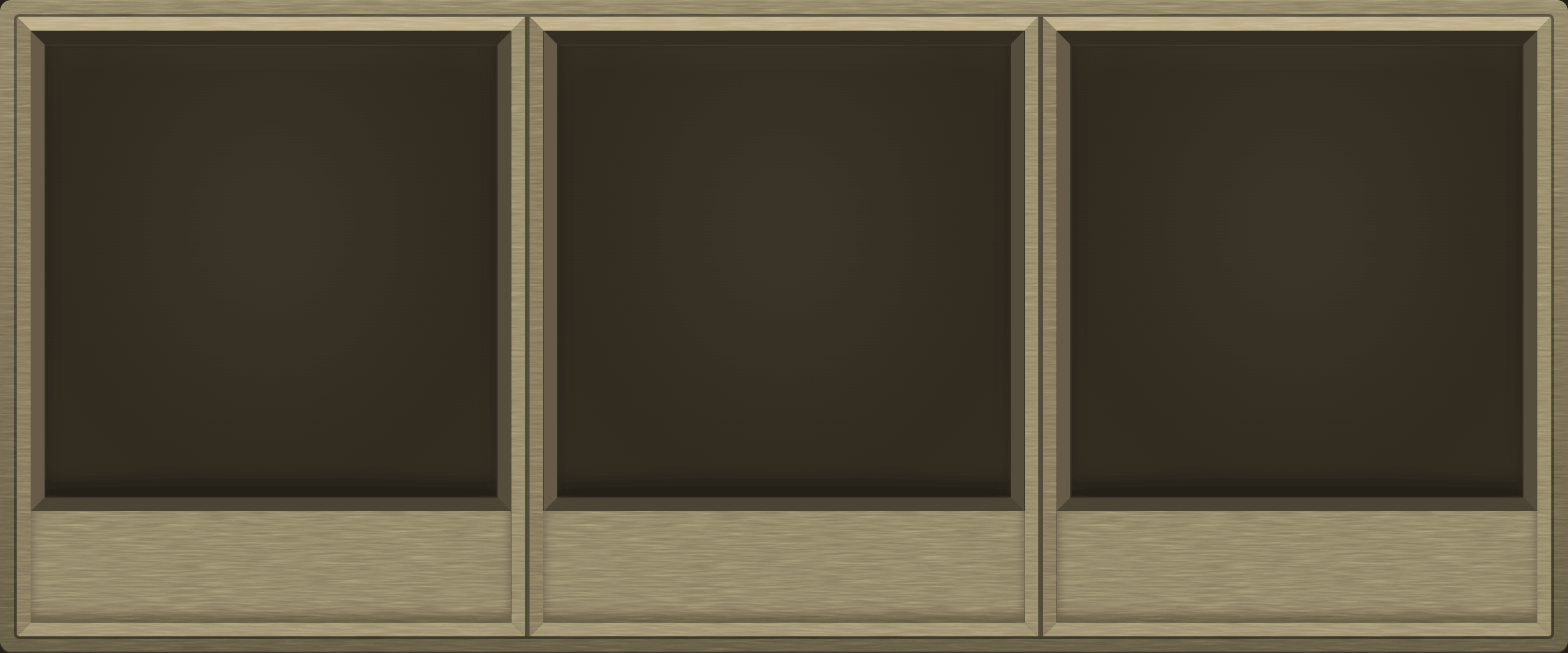 Desert Khaki Display Case (1x3)
